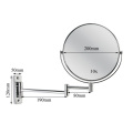 Miroir de maquillage pliant en miroir murale